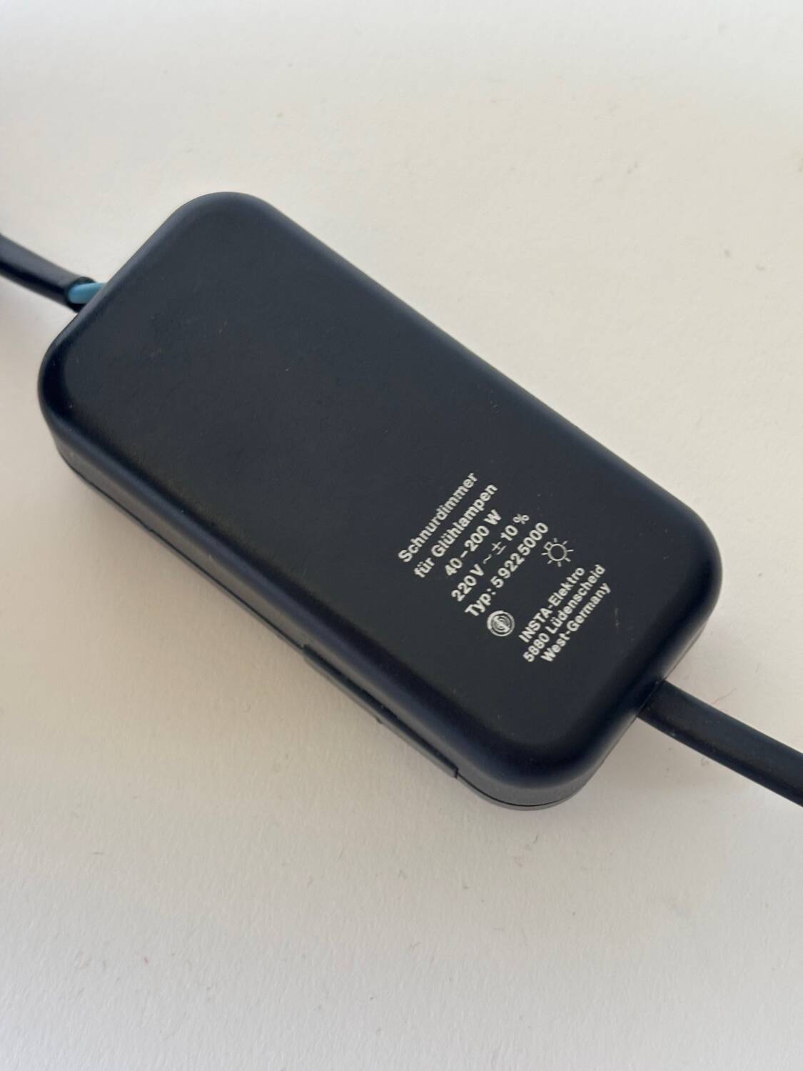 German metal desk lamp with dimmer Insta-Elektro