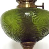 Lampe à huile antique, matador allemand Brenner art nouveau