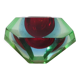 Sommerso Murano glass ashtray by Flavio Poli for Seguso 1960