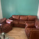 Roche Bobois leather sofa