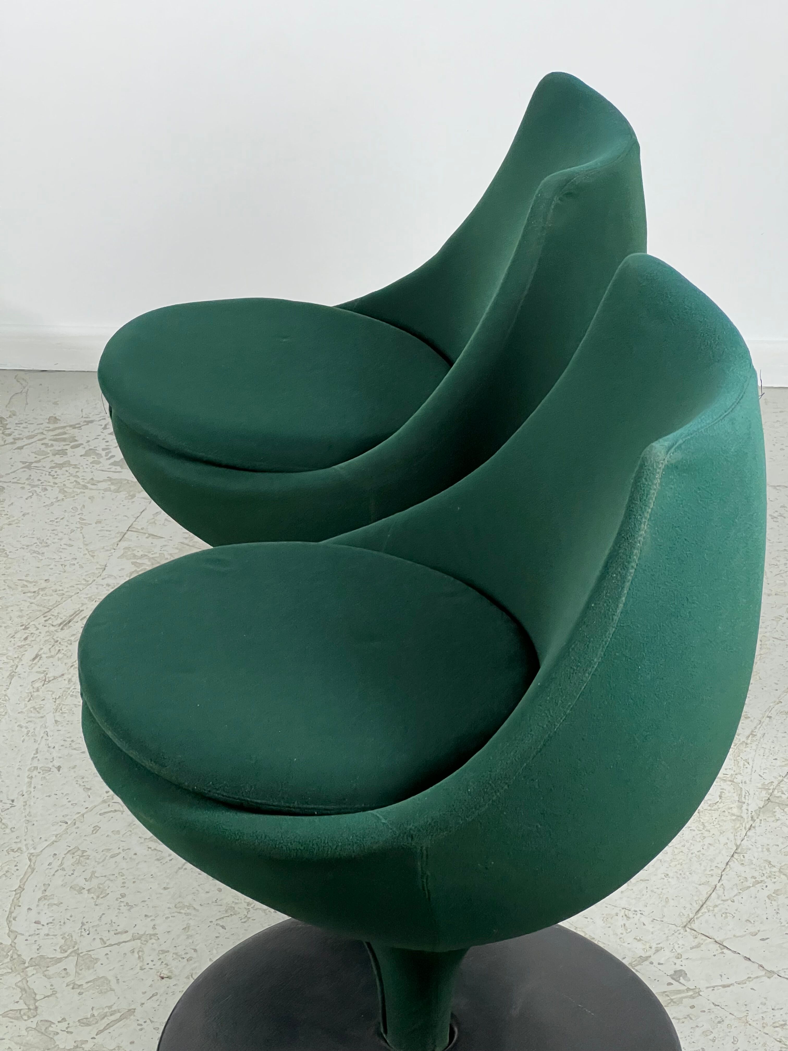 Set of 'Polaris' swivel chairs by Pierre Guariche for Meurop, 1960s
