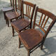 Set of 4 Luterna wooden bistro chairs