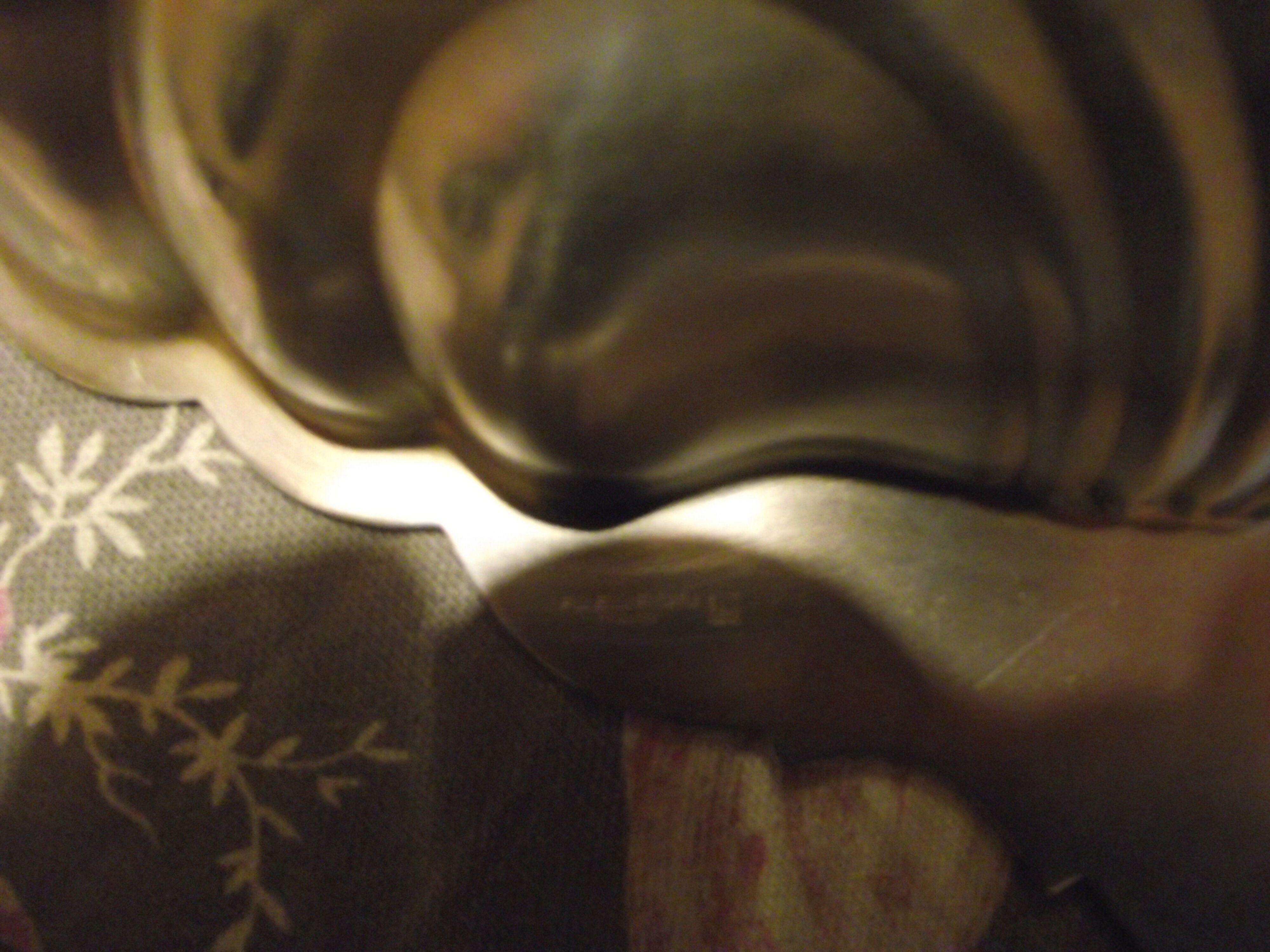 Cut silver metal shell silverware flower production Christofle