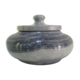 Veined grey marble box
