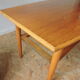 Low scandinavian teak table 60's