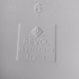 Plat en porcelaine blanche Revol