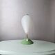 Lampe de table verte pastel et or, France