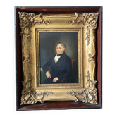 Portrait signed and dated 1853