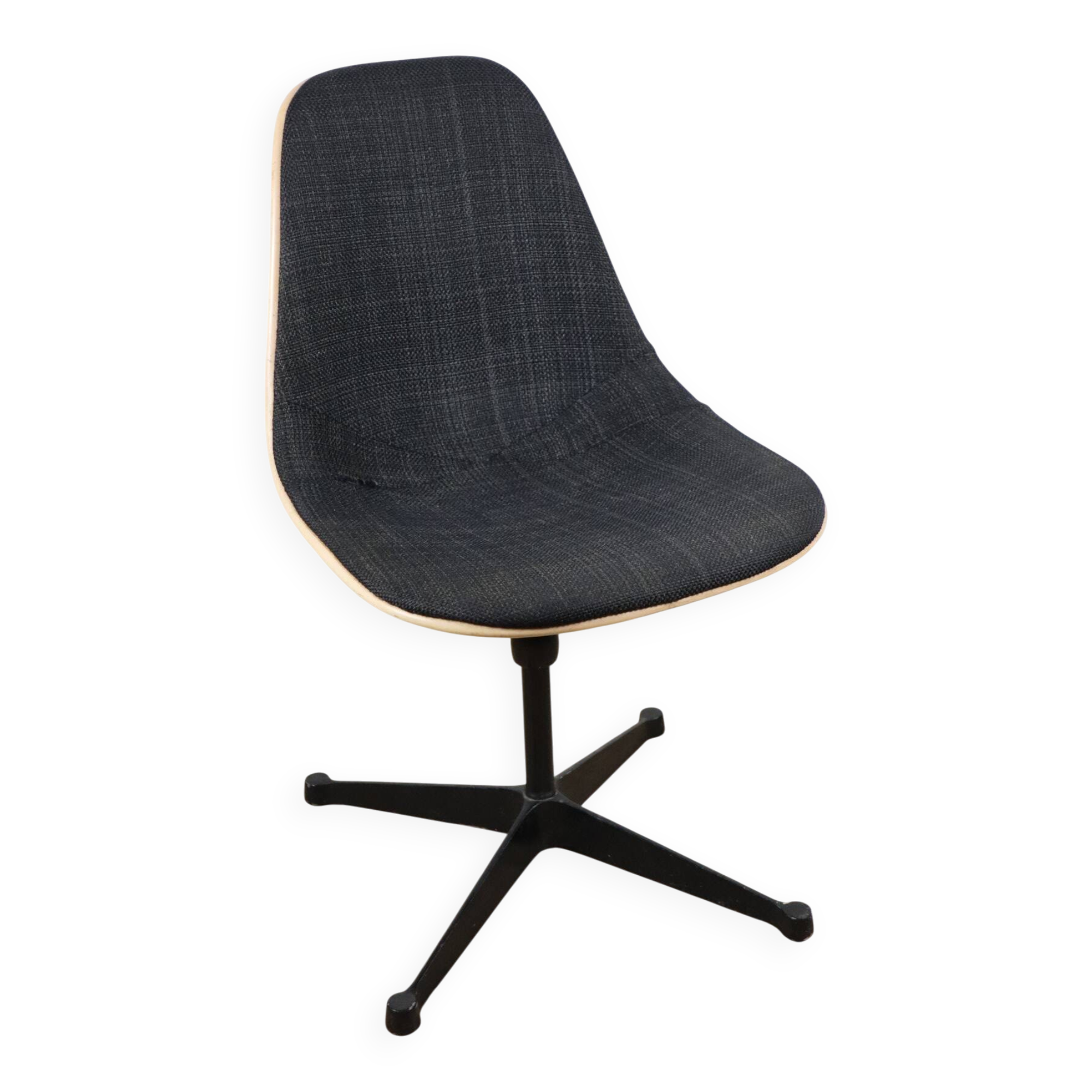 Chaise Eames Herman Miller - Fibre de verre pivotante réglable - 1960