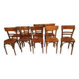 Old bistro chairs bentwood