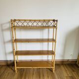 Large rattan shelf