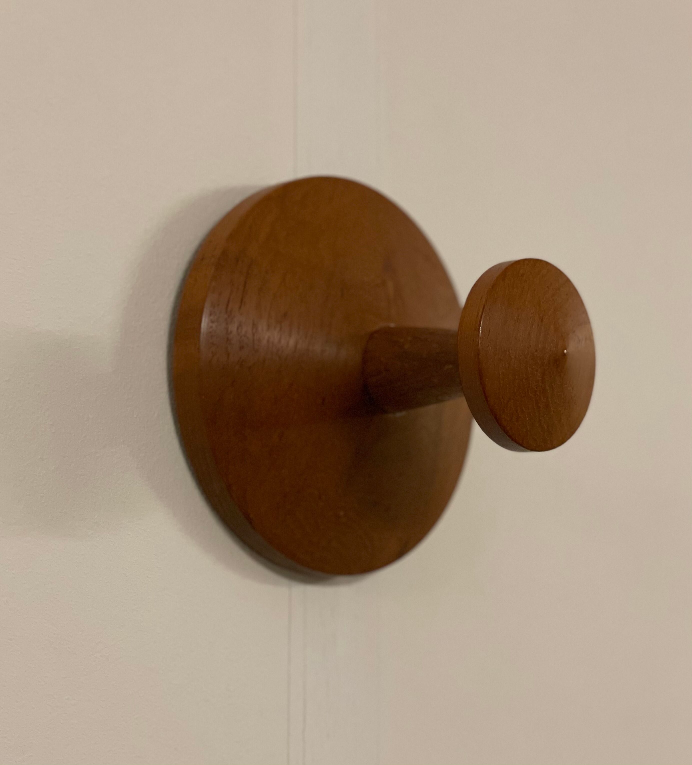 Danish teak hooks by Kai Kristiansen for Aksel Kjersgaard No18