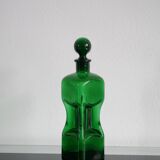 Erven Lucas Vintage Decanter Bowls Green Glass Canterer