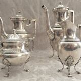 Tea & coffee service pieces jugendstil wmf 1910 art nouveau plaqué silver