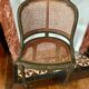 Fauteuil canné style LouisXVI