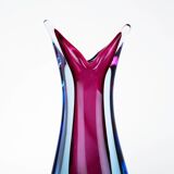 Vase, Murano glass, Italian design, 1960s, made in Italy