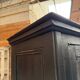 Patinated museum display case