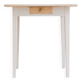 Pine table and its drawer