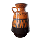 Large vintage Brutalist ceramic floor vase, 1970s