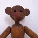 Figurine de singe en teck Danemark 1970