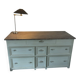 Commode blanc d’ivoire - 160x65cm - gris vert