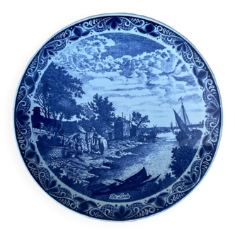 Grande assiette mural Delfts blau