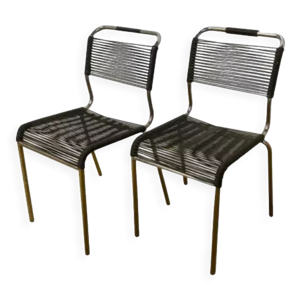 2 chaises scoubidou