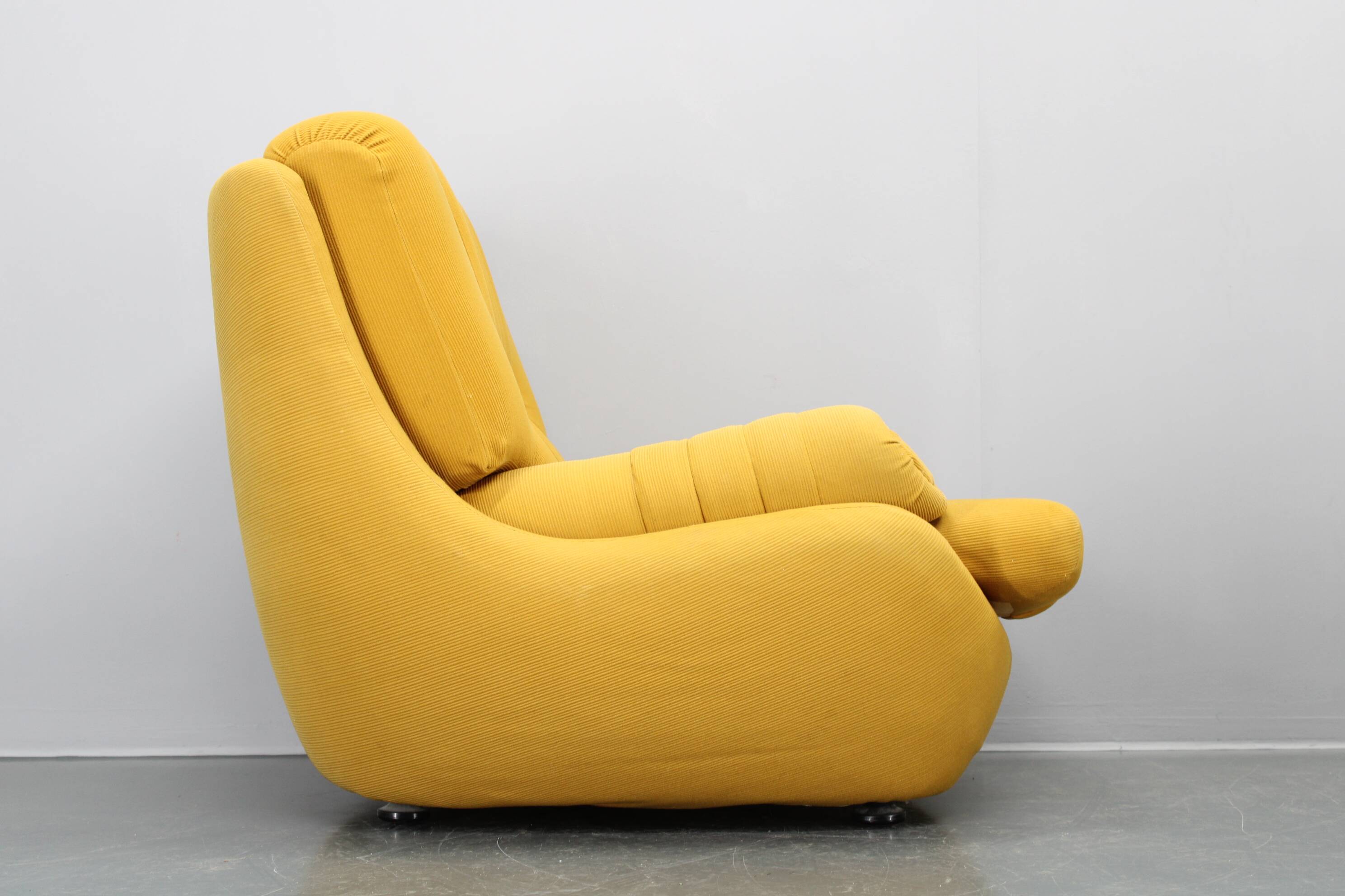 1970s Rare Space Age Pair of Armchairs , Czechoslovakia