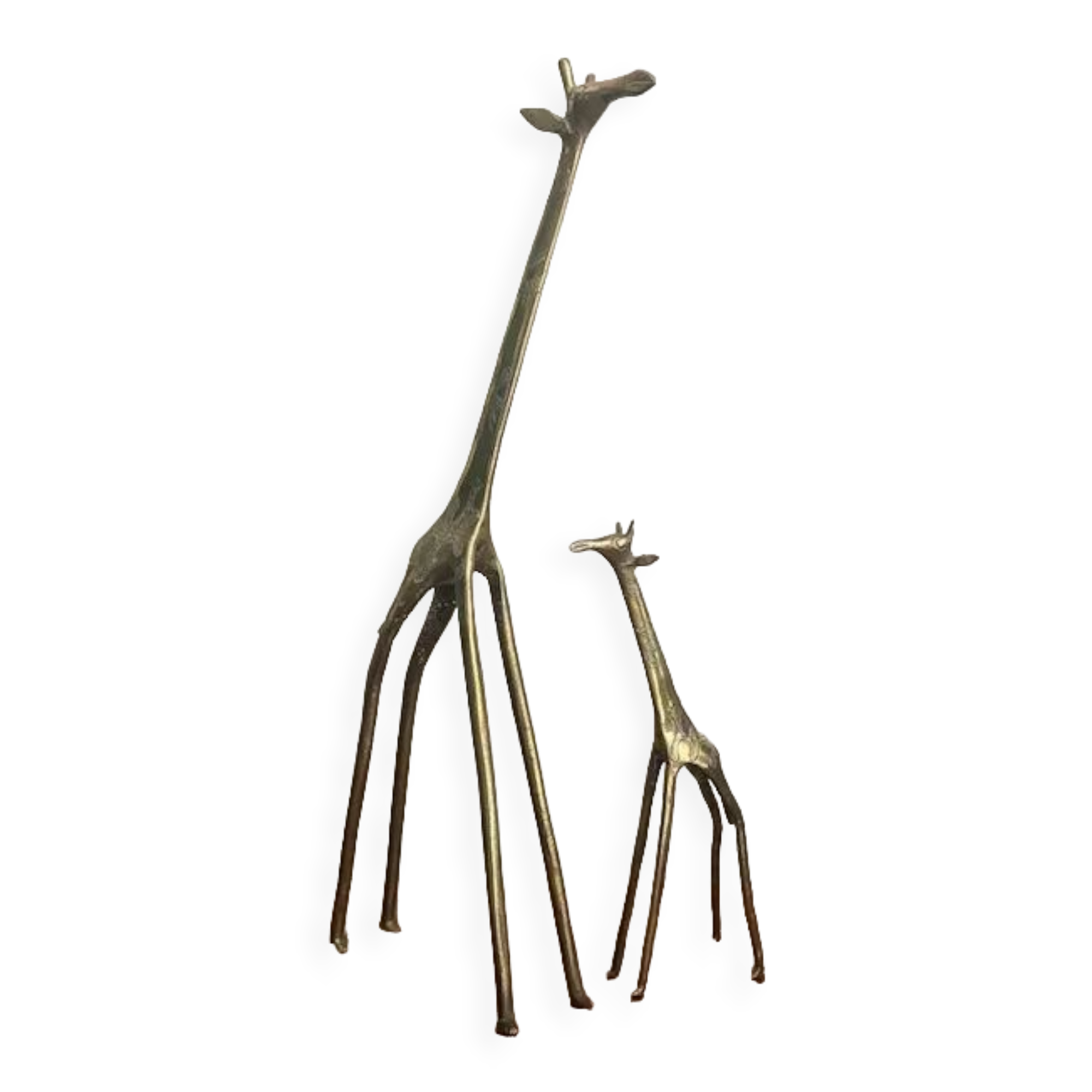 Brass girafes