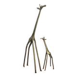 Girafes en laiton