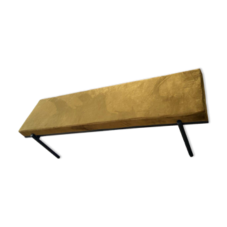 Olive Velvet Bench