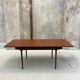 Table scandinave extensible vintage en teck
