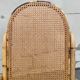 Rattan and cane rocking chair
