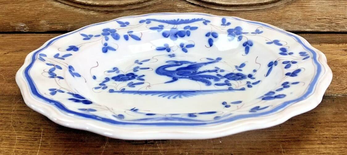 Old hollow round dish Martres Tolosane