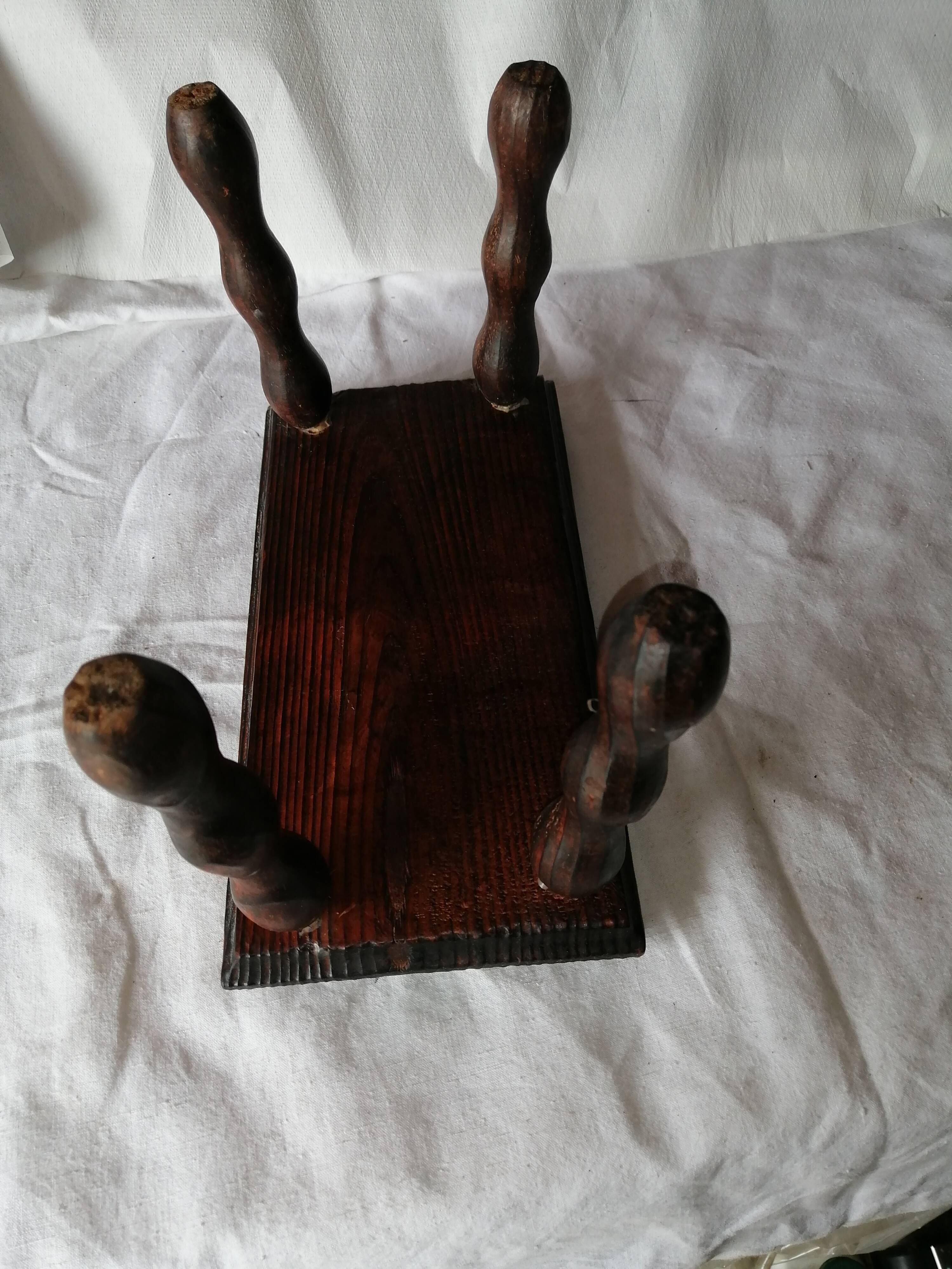 Wooden foot rest