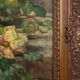 Romantic Floral Still Life Painting, Belgium ca. 1900
