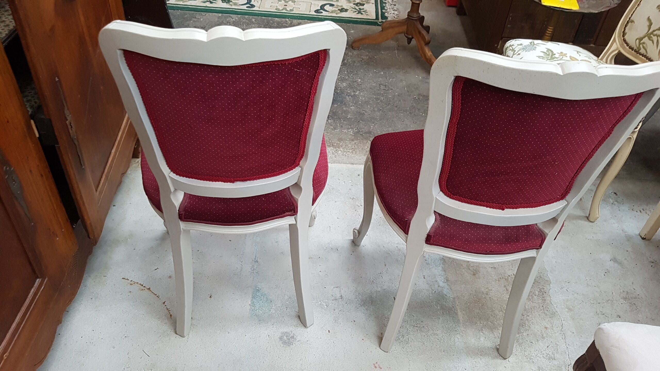 Pair of Louis XV style chairs