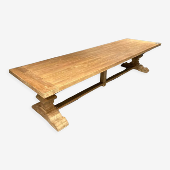 Solid chene table 300 x 100 cm