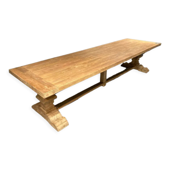 Solid chene table 300 x 100 cm
