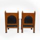 Oak Art Deco Amsterdam School Armchairs 1920s