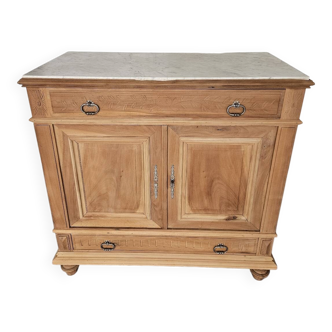 Marble buffet with interior drawer
