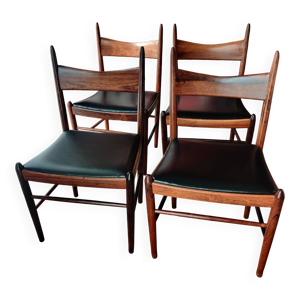 Chaises danoises en palissandre