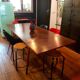 Scandinavian dining table with extensions