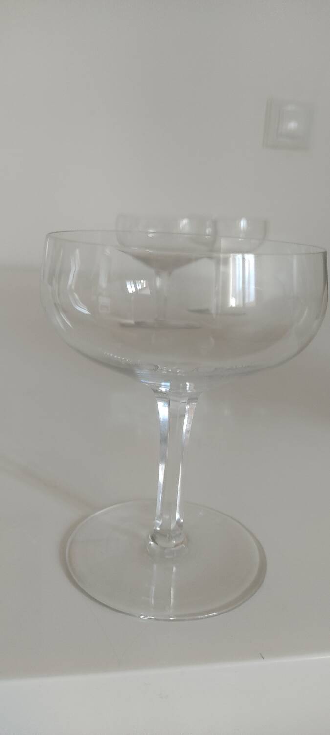 5 coupes de champagne Baccarat - v. 1933 Perfection
