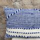 Handmade cushion cover in Berber wool: Moroccan Kilim cushion