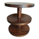 Table Gueridon art deco palissandre 3 niveaux