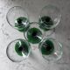 Set of 5 engraved Roemer glasses