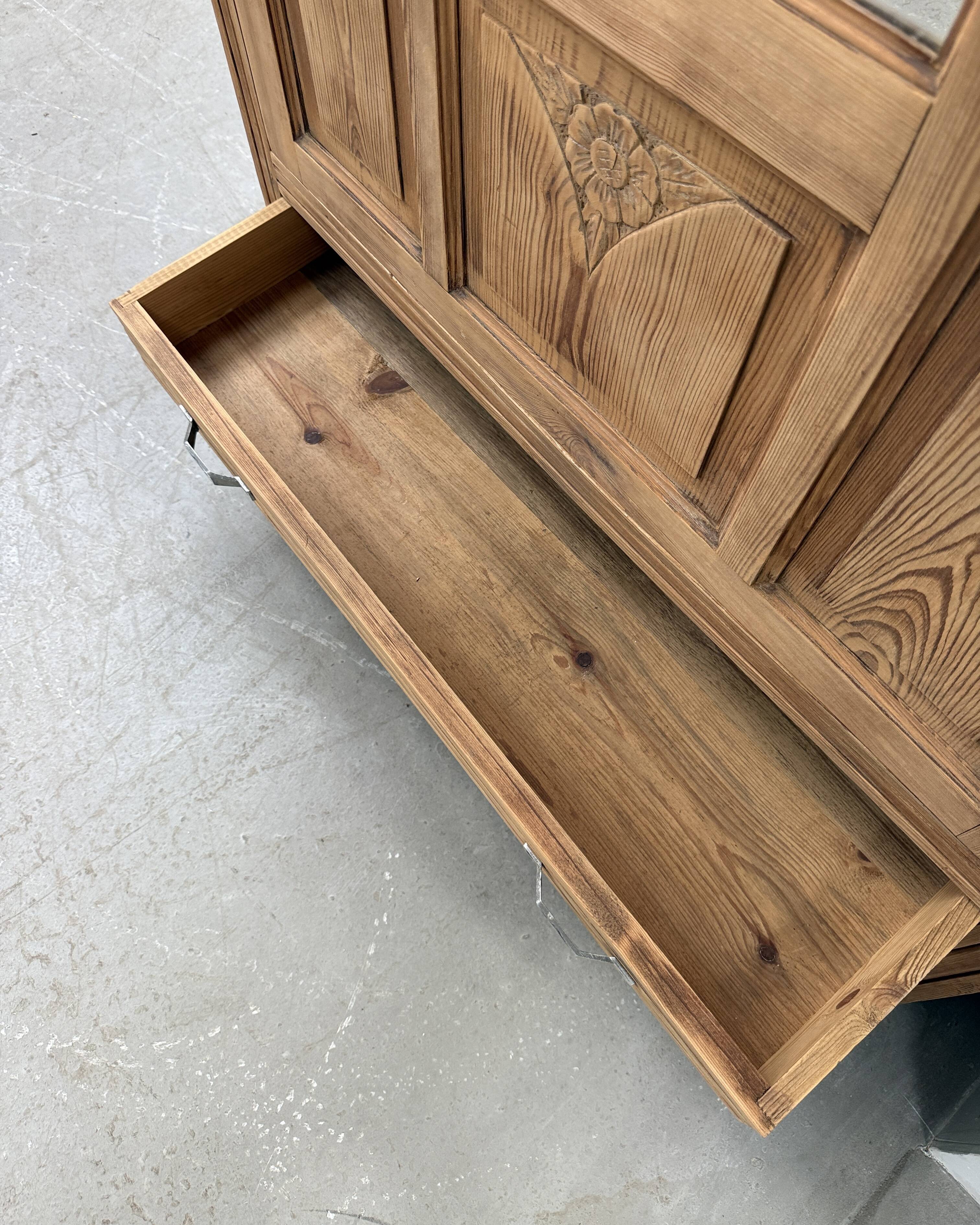 Large Art Deco wardrobe (renovated)