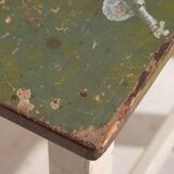 Antique small square tables (circa 1920). 2-piece set