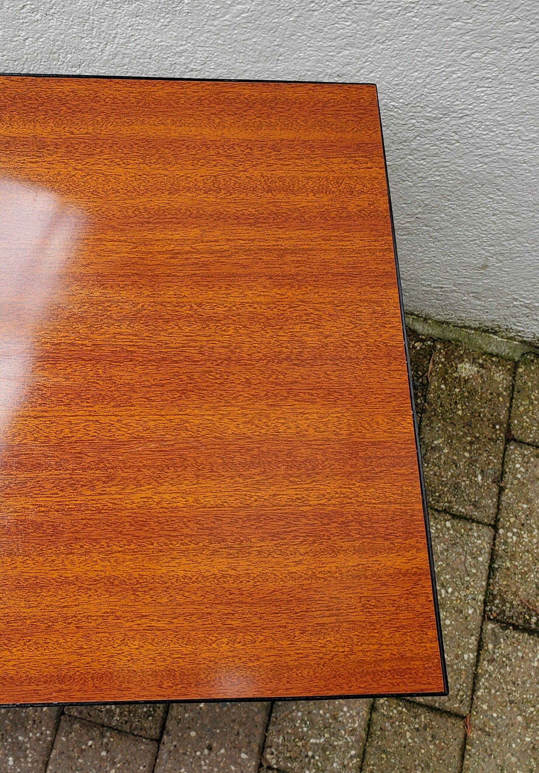60's metal coffee table and formica